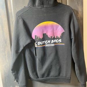 RARE dutch bros zip up jacket